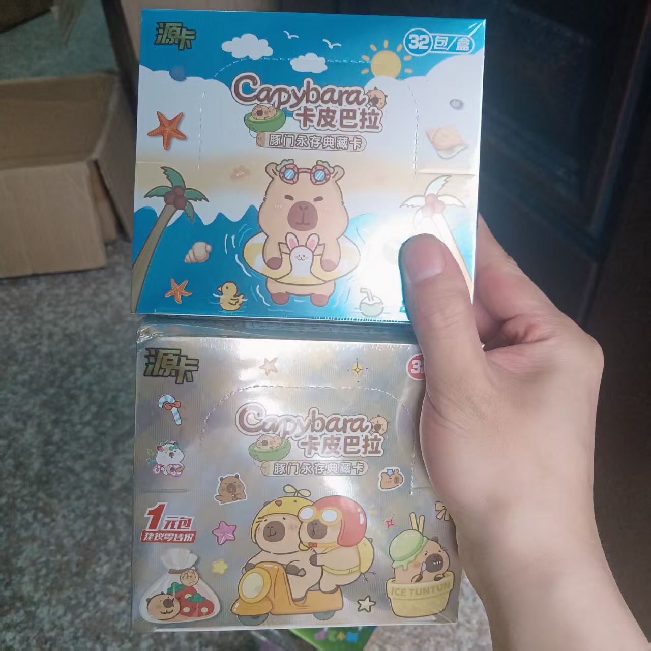 Версия для внешней торговли периферий Labubu Карты Высокое разрешение 5 карт в комплекте Оптовая продажа Полная коробка коллекции