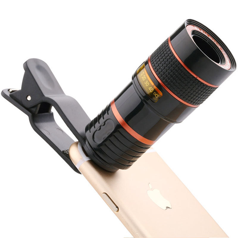 12X8X Mobile Phone Telephoto Telescope Lens Hd Photography Focusing External Phonelens Hd Telephoto