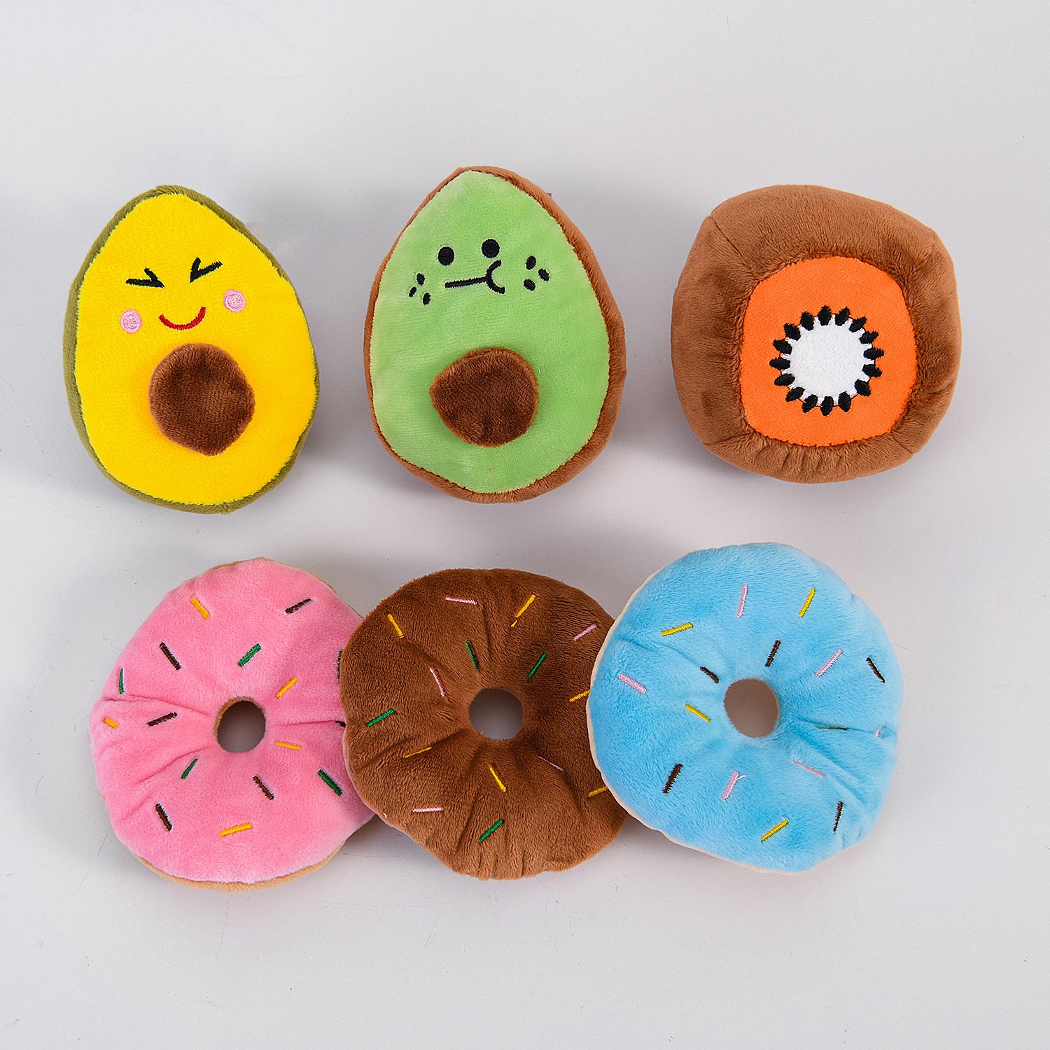 New pet plush dog sound simulation cartoon animal bite resistant molars plush pet toys wholesale