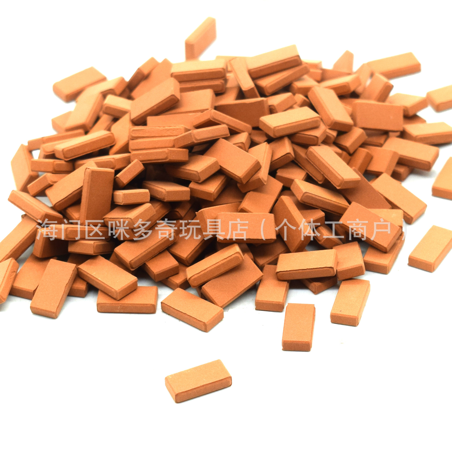 1 to 35 red brick green brick diy sand table building model mini small brick micro landscape cover rural old house toy