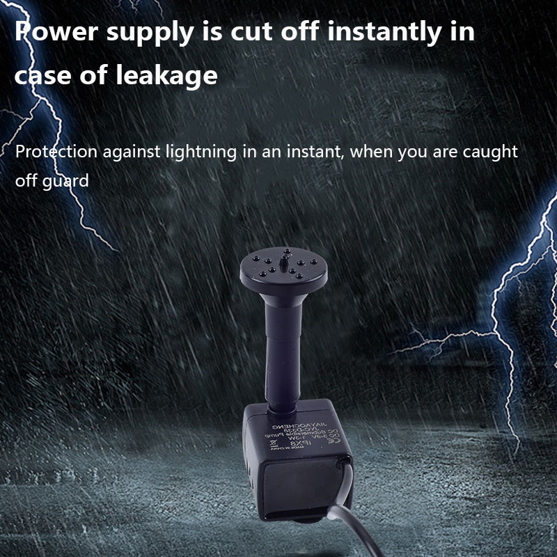 Cross-border in stock outdoor solar fountain LED light garden pool birdbath flowing water floating miniature water pump