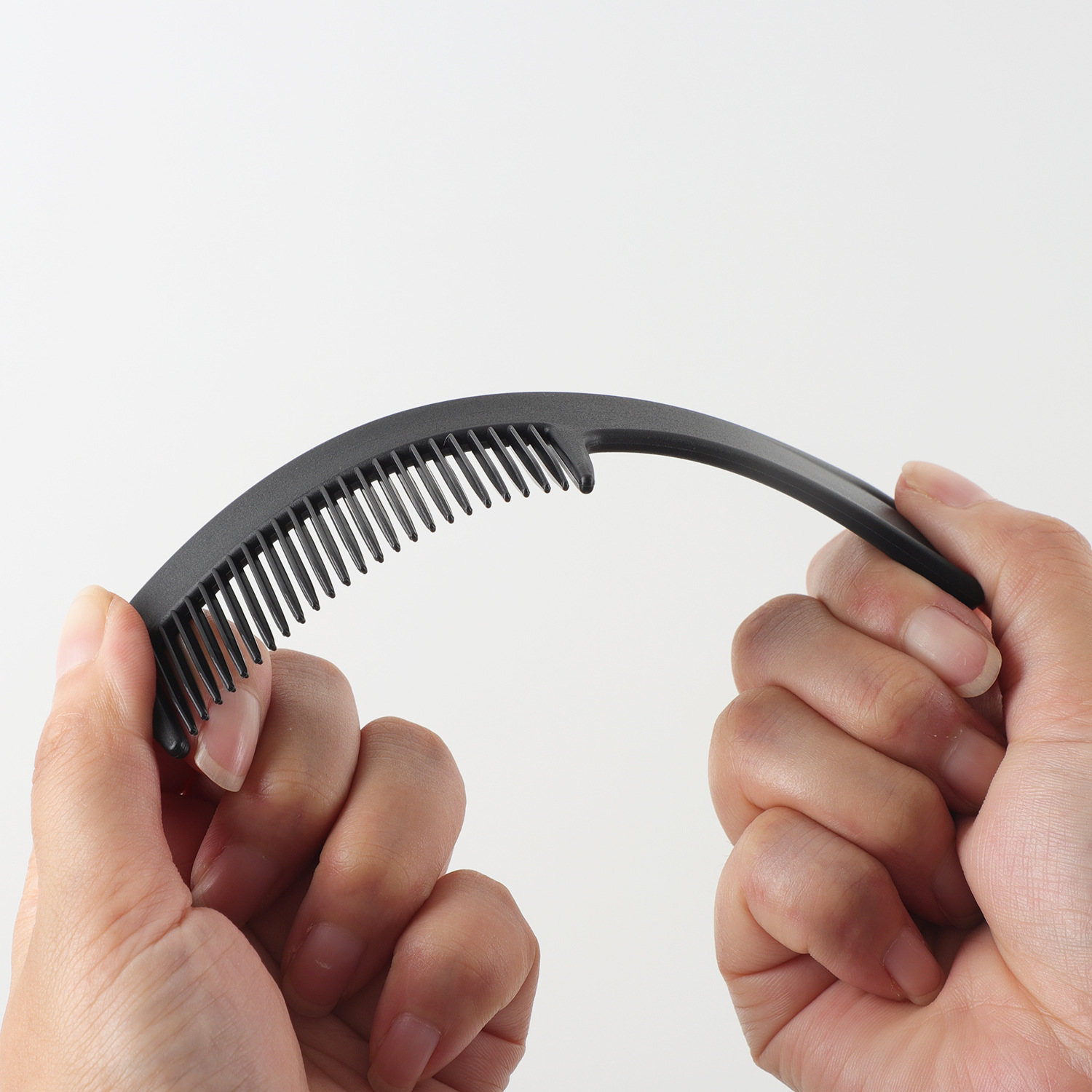 Dopamine Hotel Disposable Comb Transparent Plastic Bag Individually Packaged with Customizable Logo Elastic Comb Hotel