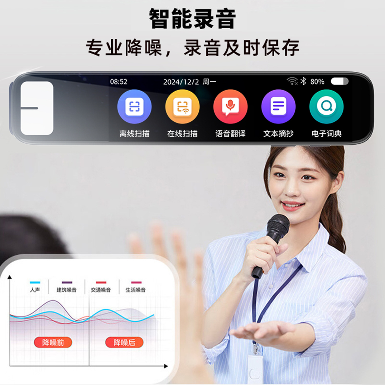 Wholesale Southeast Asian Russian Factory Cantonese Malay Off-line German Translation Pen Japanese and Korean Scanning Dictionary Pen