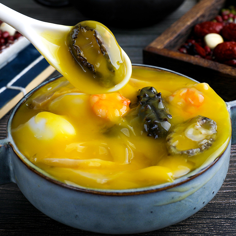 Golden Soup Buddha Jumps Wall Heated Ready-To-Eat Official Flagship Store Authentic Abalone Rice Canned Pre-Made Seafood New Year Gift Box