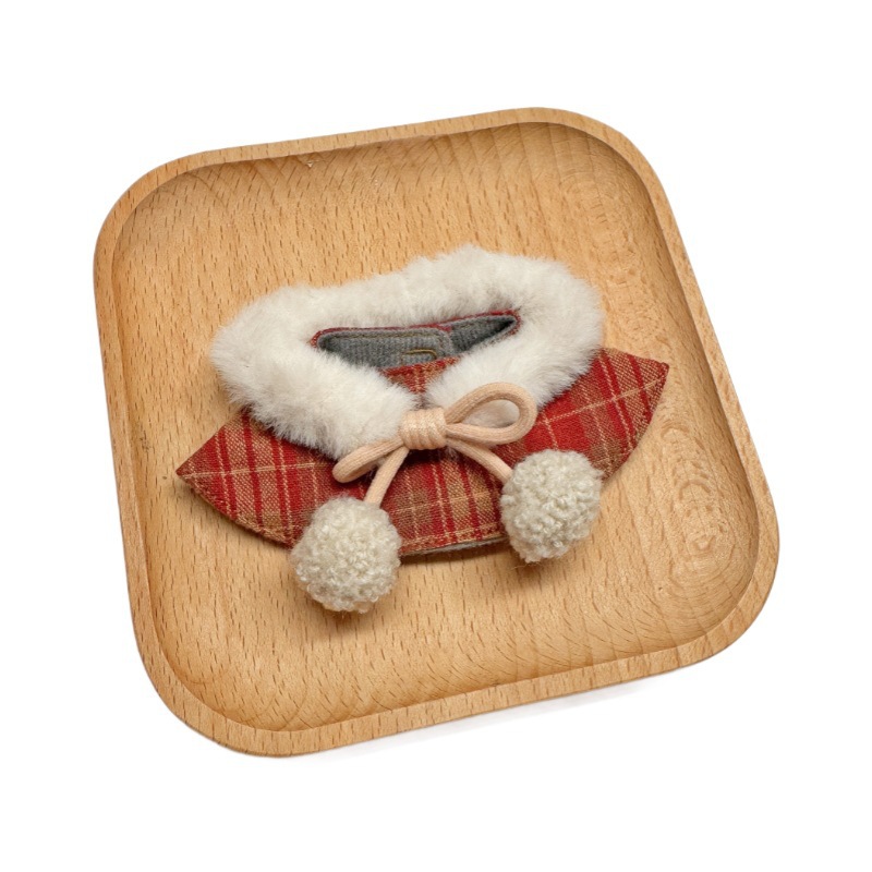 Pendant 10cm Baby Clothes Cloak Kitty Dress up Clothes Autumn and Winter Christmas Mini Doll Baby Clothes Cloak Wholesale