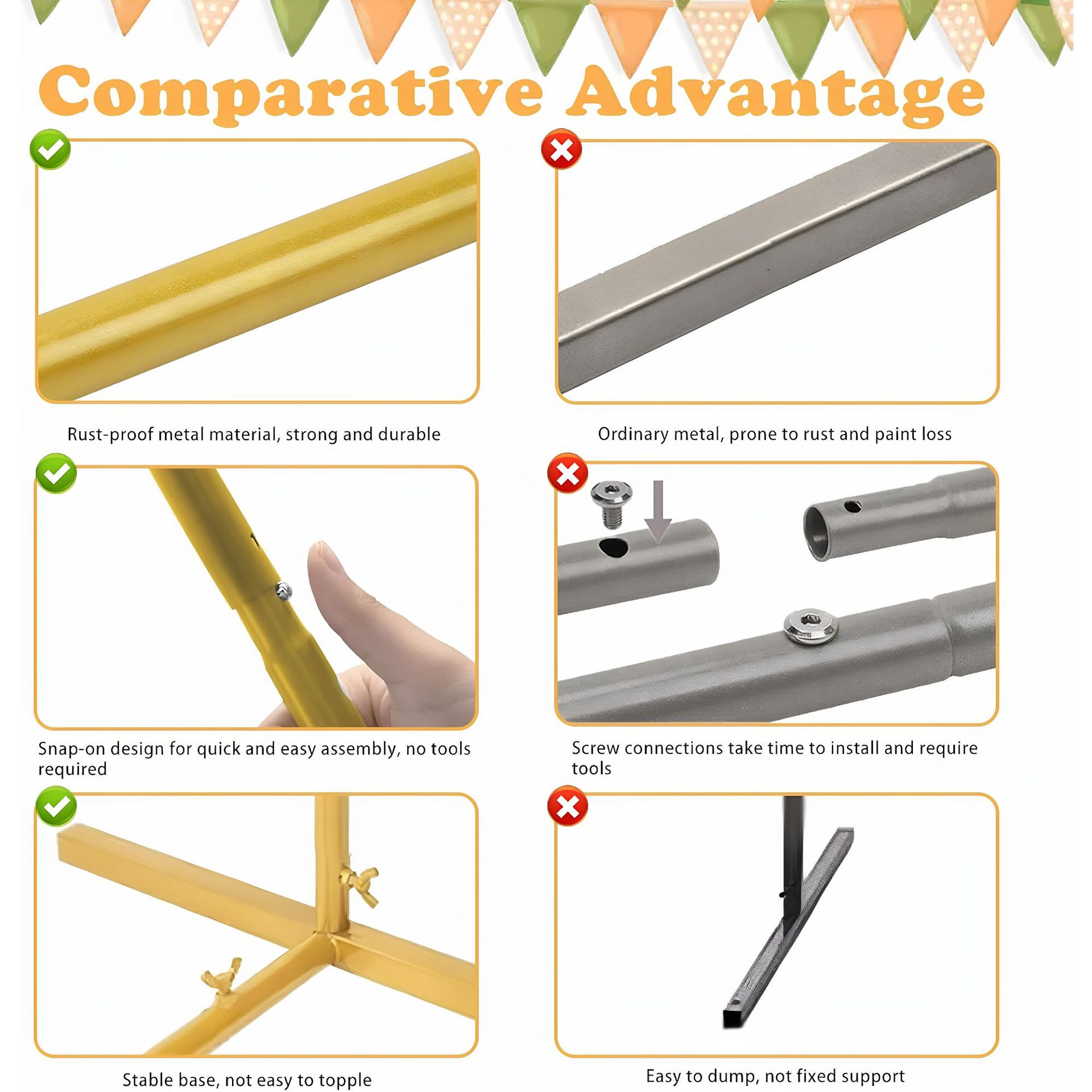 Metal Balloon Arch Bracket Arc Wedding Cloth Gift Iron Moon Hole Frame Bouquet Decoration Half Circle