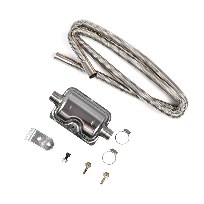 Обогреватель автомобиля нержавеющая сталь выхлопная труба спиральная резьба гофрированная выхлопная труба аксессуары