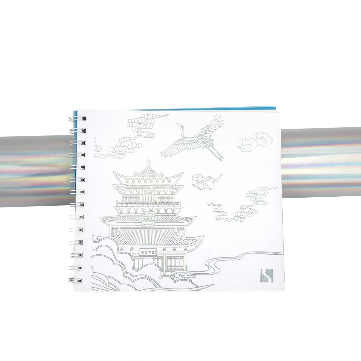 Лазерная серебряная пленка для горячего тиснения, яркая серебристая