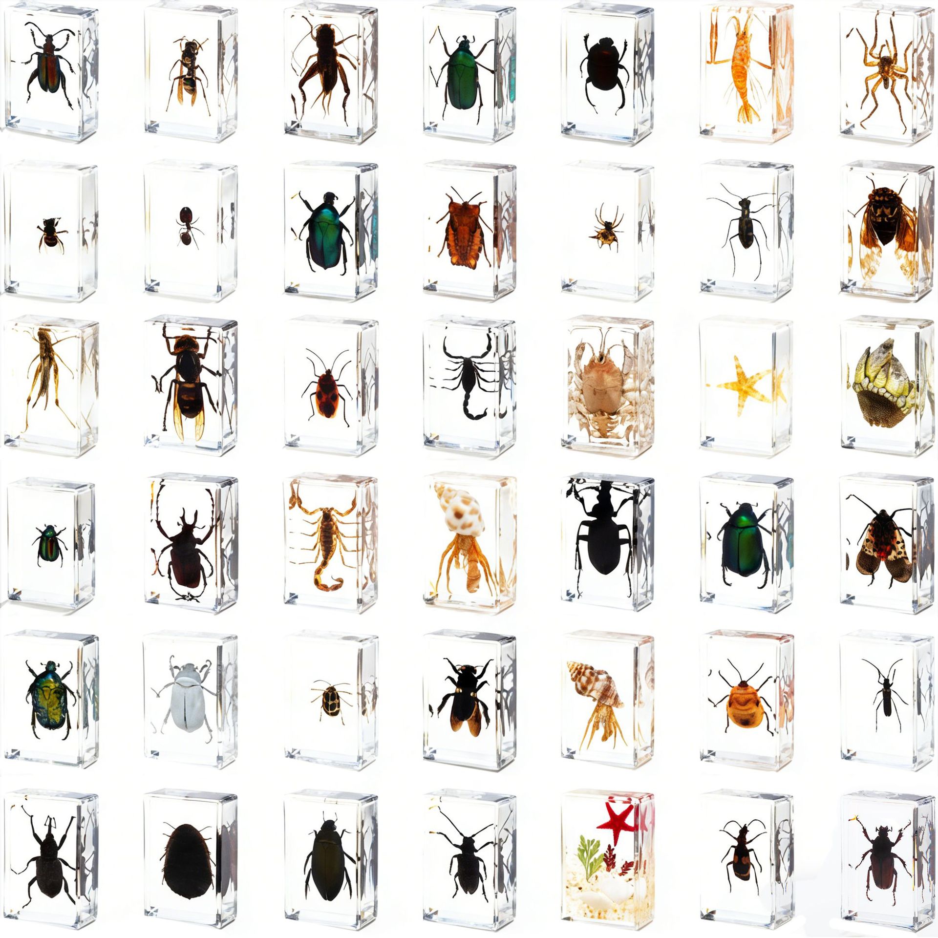 Насекомые в искусстве: жук, скорпион, золотая черепаха, паук - биологическое образование, нишевые подарки, смоляные украшения