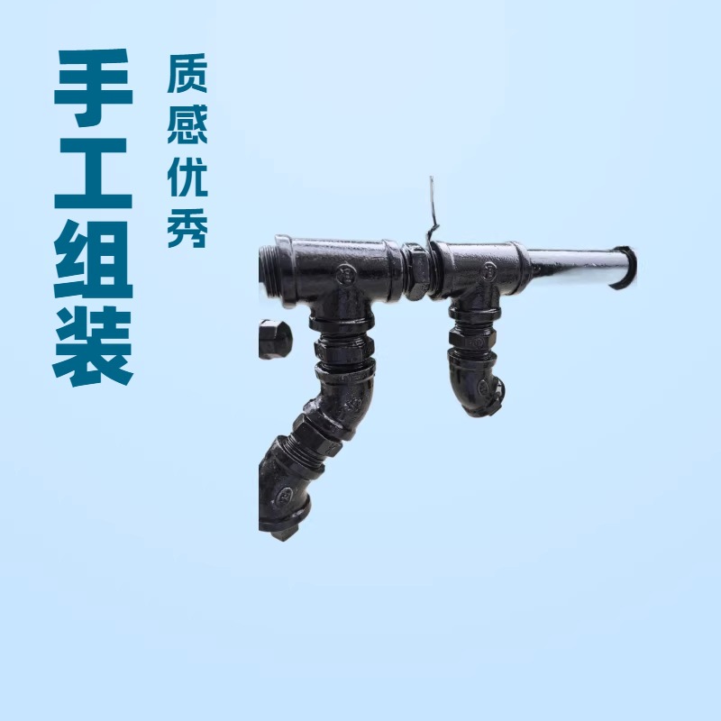 Трубные фитинги, ручная сборка, модель игрушечного пистолета, тяжелые и прочные украшения, подарки, подходят для уличных торгов и ночных рынков