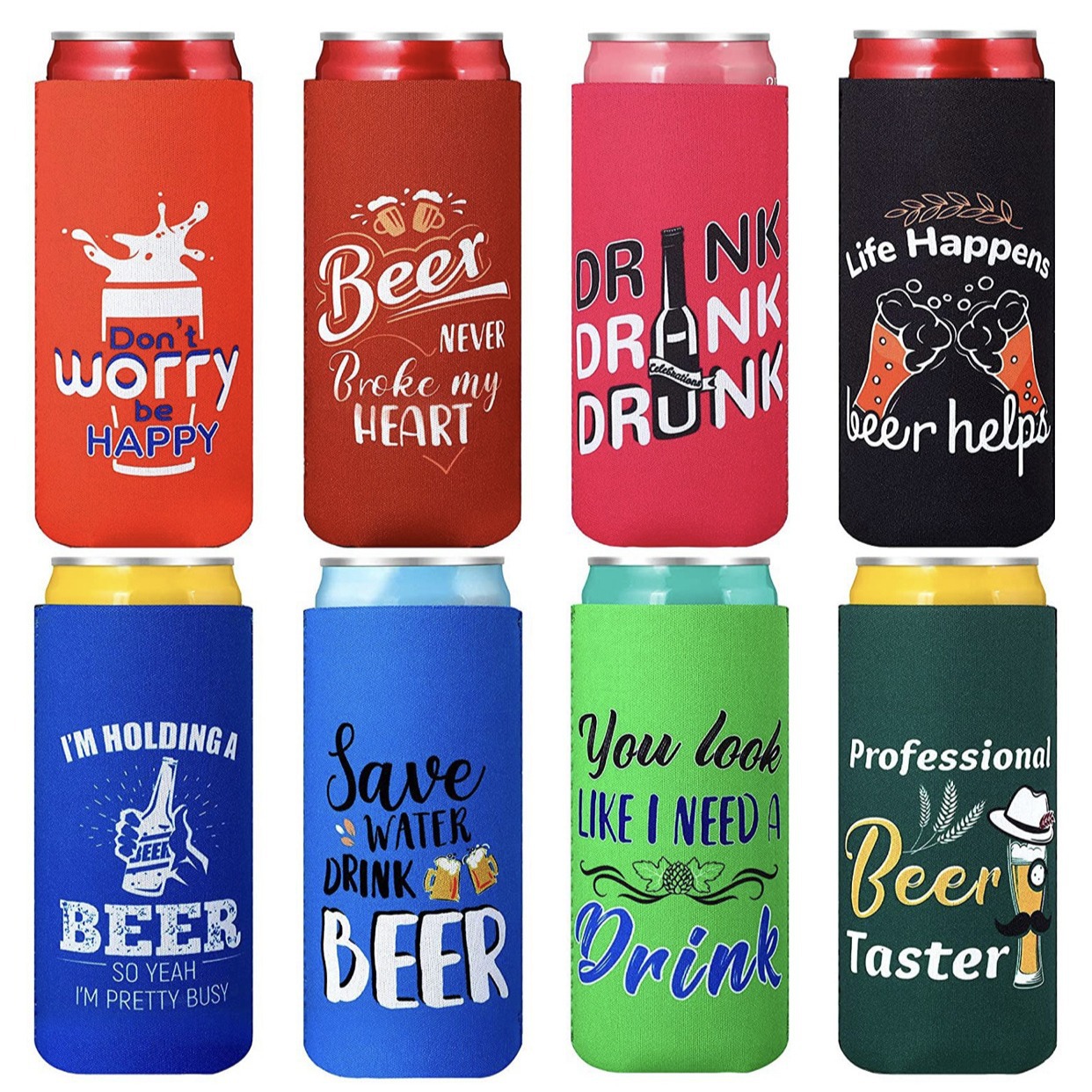 Cross-border for spot wholesale Amazon for diving material slender cup set 12 color slender solid color Cup set