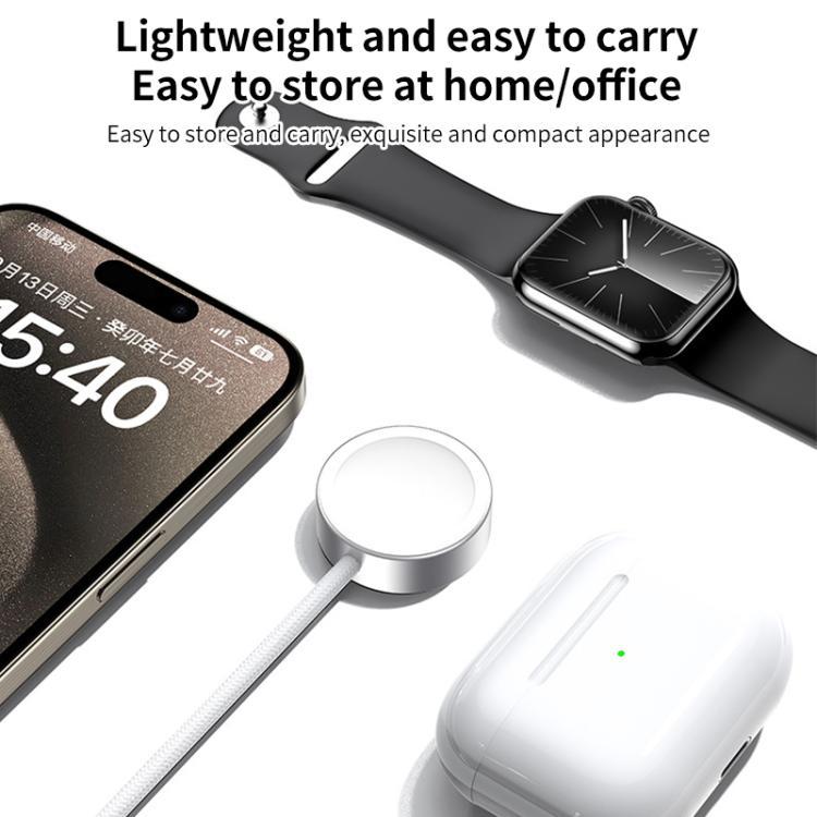 Suitable for for Apple Watch Series Xdfind Aluminum Alloy Shell Magnetic Wireless Watch Charging Type-C/Usb-A