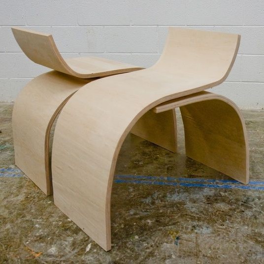 Various Types of Curved Wood, Birch, Beech Curved Board Accessories, Special-Shaped Boards, Multi-Layer Curved Boards, Curved Plywood, Hot-Bent Wood Boards