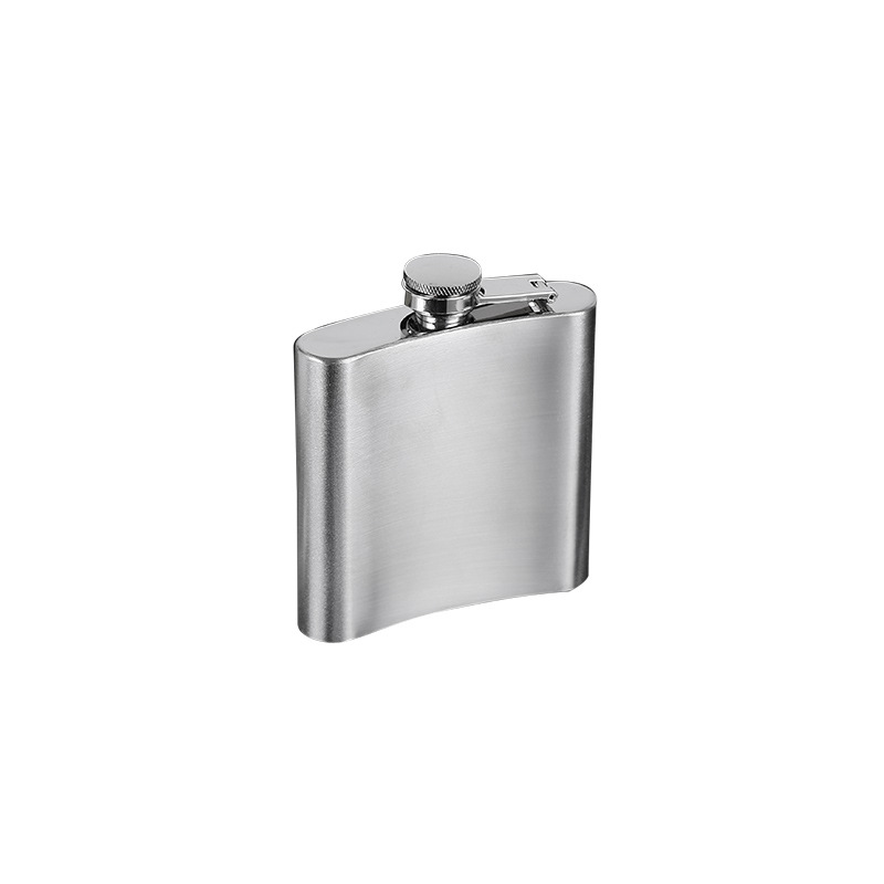 Factory wholesale portable outdoor stainless steel small hip flask portable wine bottle 1-20oz logo