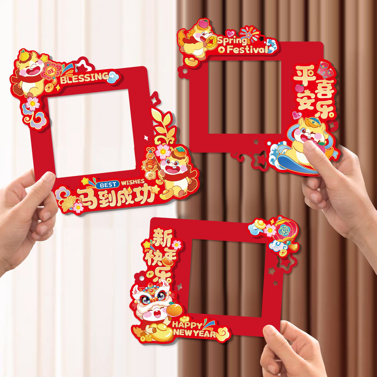 наклейка на выключатель с祝福 словами на Новый год, для гостиной и спальни