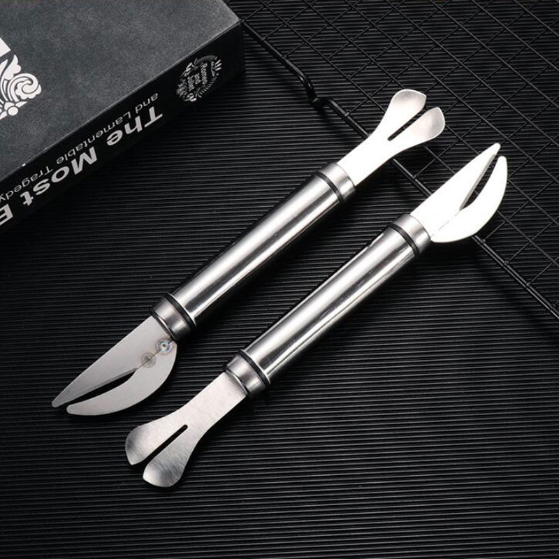 Stainless Steel Intestinal Knife Poultry Intestinal Breaking Knife Chicken Duck Goose Pig Intestinal Knife Intestinal Opening Artifact Fish Killing Knife Kitchen Tools