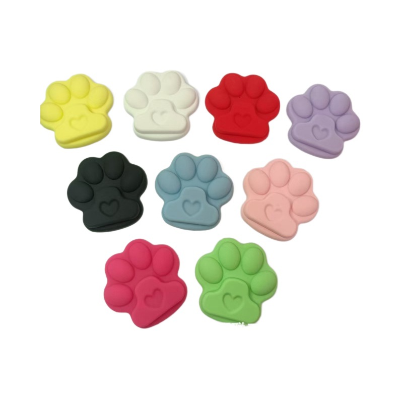 Pvc Soft Silicone Cartoon Cute Thick Cat Claws Big Cat Claws Home DIY Accessories Mobile Phone Jewelry Holder Jewelry