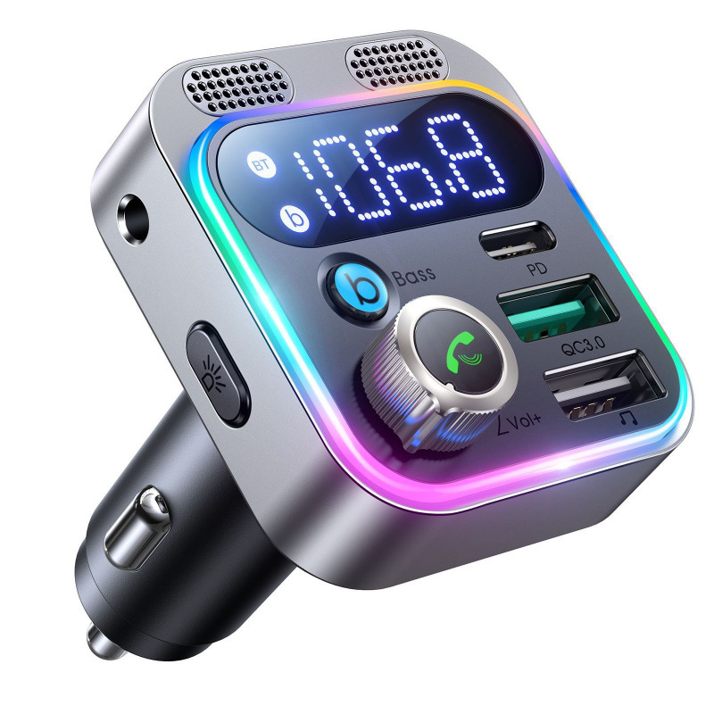 P17 Car Bluetooth Mp3 Music Player Car Fm Transmitter Pd20W Qc3.0 Car Mobile Phone Charging