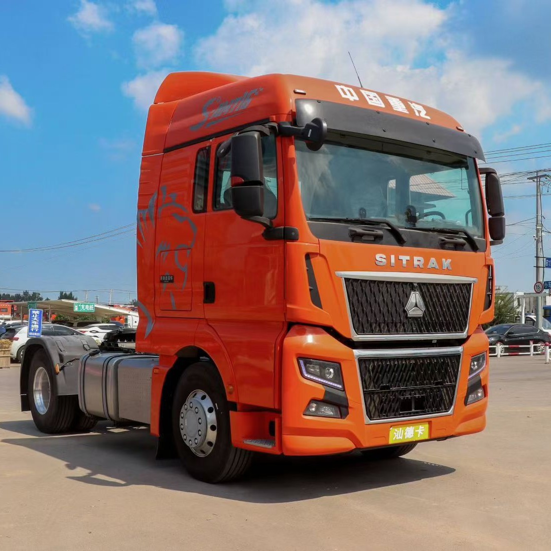 Export Inventory of Sinotruk Shandeka Tractor Truck Front Used Chinese Heavy Truck Inventory Sitrak6X4 Tractor Truck
