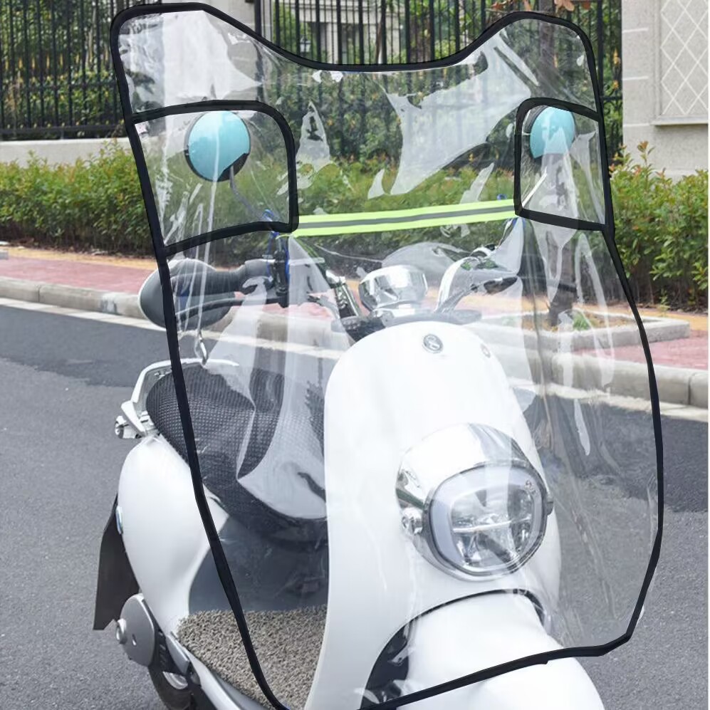Удлинённый шнур подола для электрического транспортного средства прозрачный ветровик холодозащитный солнцезащитный аккумуляторный мотоцикл дождевик для всех сезонов