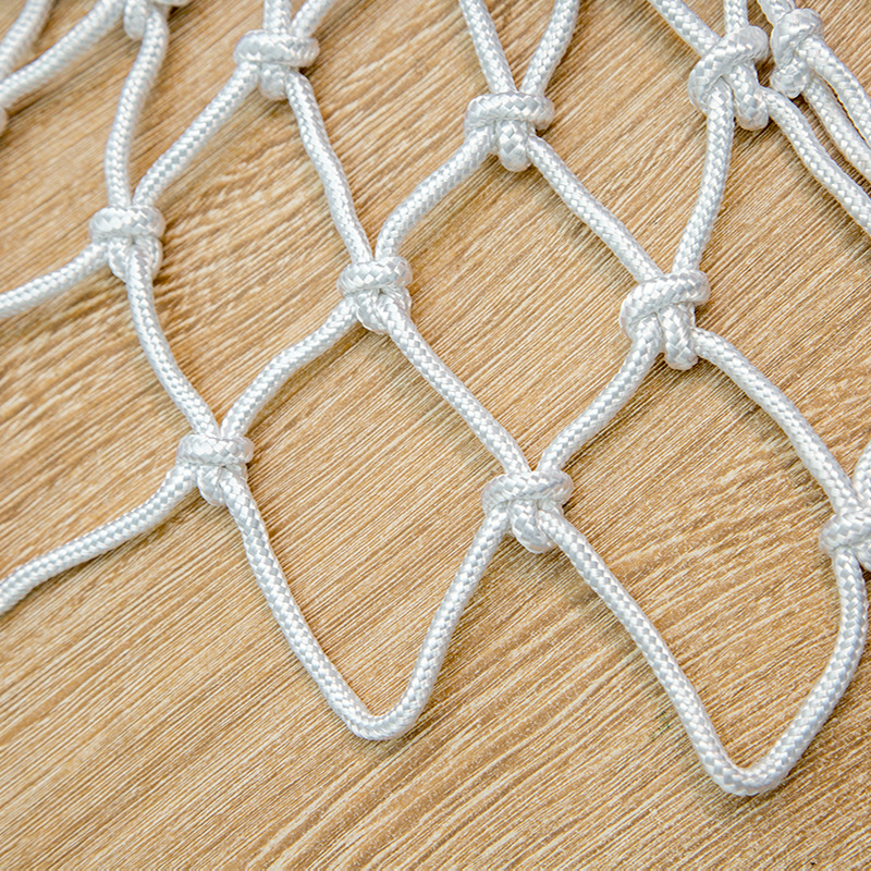 Basketball net source manufacturers wholesale polyester bold standard basketball frame net children's net three-color basketball frame net