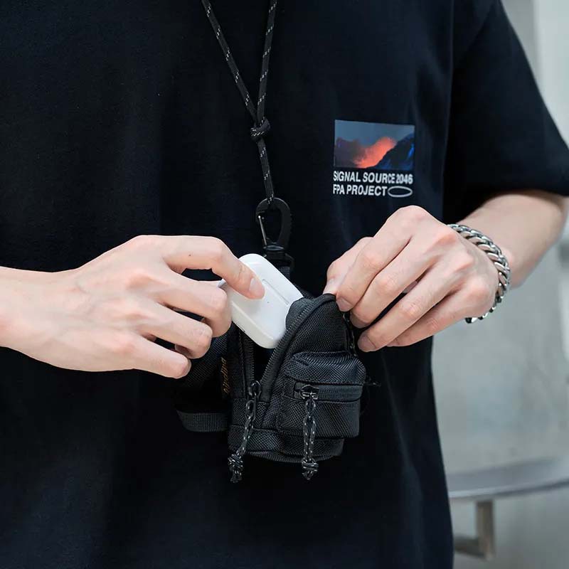 Рюкзак, сумка для наушников, карточная сумка, новая легкая мини-сумка для ключей, подвеска для монет, сумка для хранения, мужская подвесная сумка