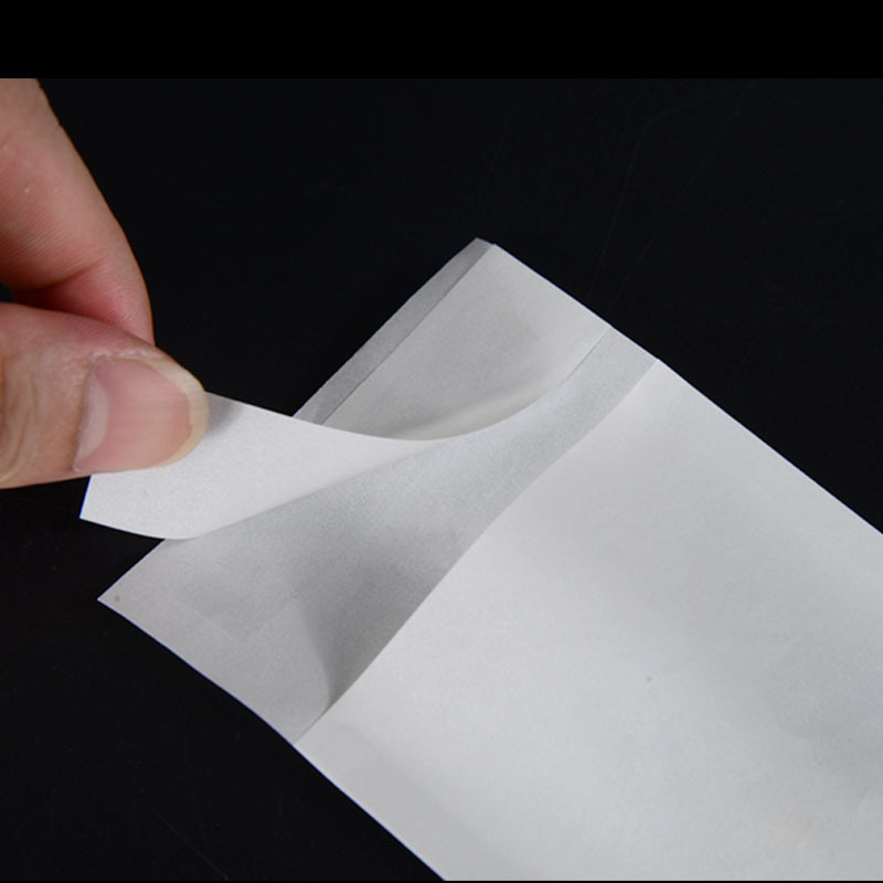 in stock Eco-friendly Degradable Gracin Paper Bag Accessories Stationery Clothing Packaging Bag Self-adhesive Translucent Wax Paper Bag