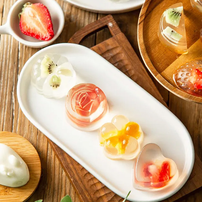 Source Manufacturer White Jelly Powder 200g Milk Tea Cold Drink Shop Special Homemade Jelly Powder Stall Commercial Wholesale Ice Powder Powder