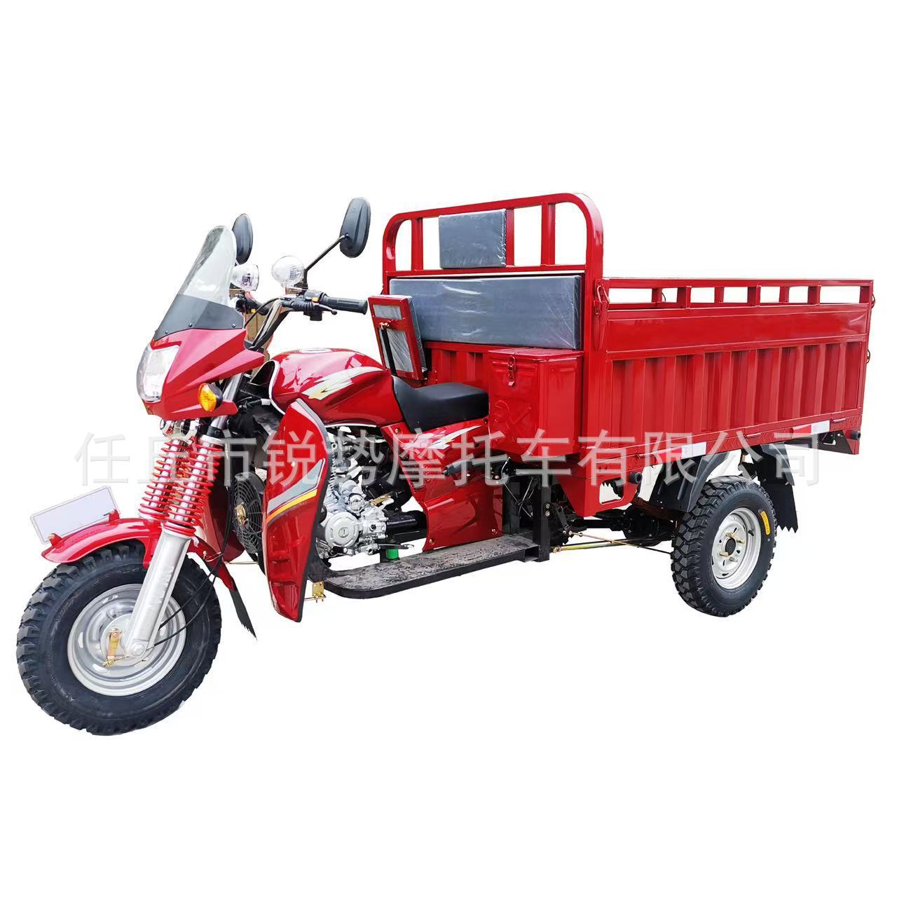 Cross-Border Kavaki Guangzhou Fuel-Powered Three-Wheeled Motorcycle Cargo Tricycle Cargo Transport Tricycle