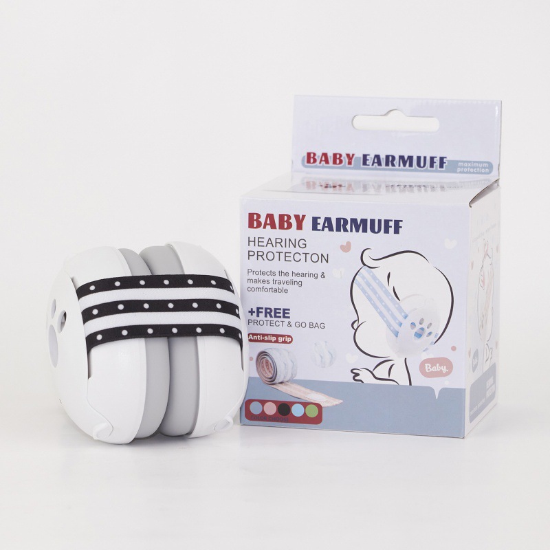 Amazon Factory Supply Sleep Soundproof Baby Earmguard Anti Noise Child Protective Earmguard Hair Band