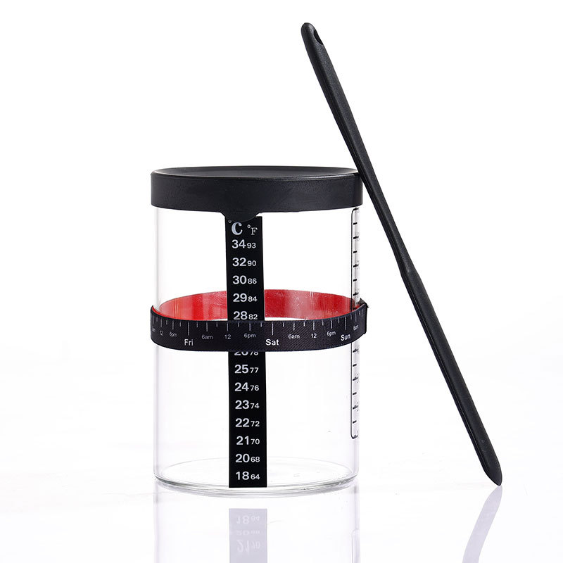 High Borosilicate 32oz Sour Bread Transparent Yeast Petri Dish Cross Border Fermented Dough Bread Baking Supplies Sealed Jar