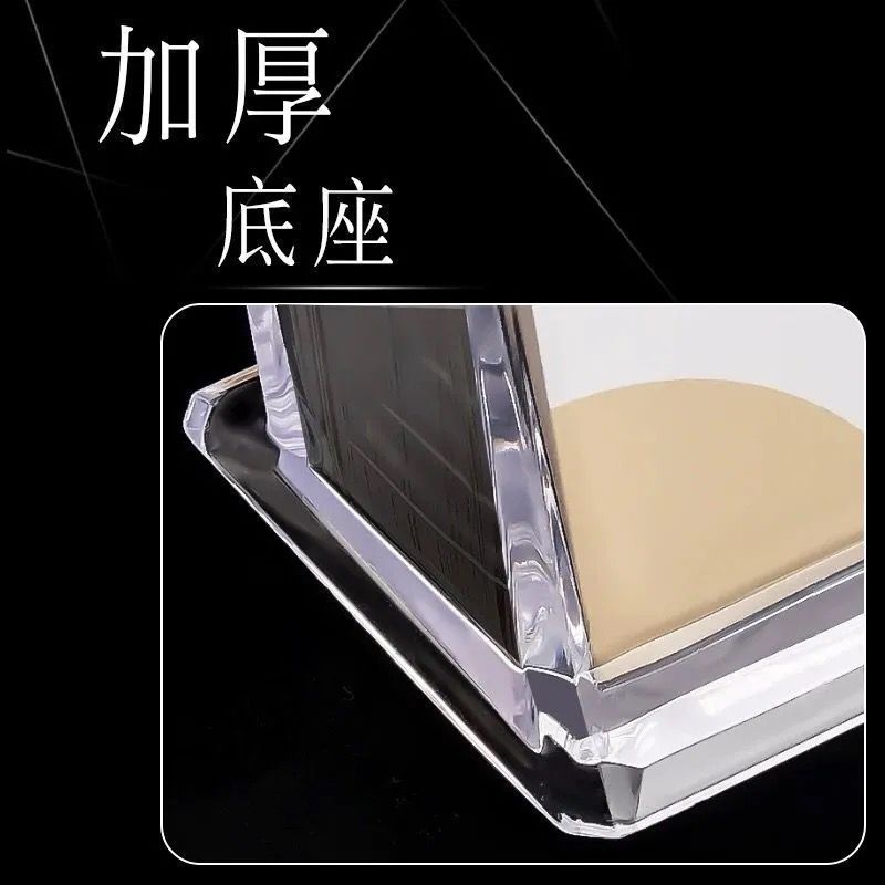 Business card holder creative transparent acrylic card storage box business large capacity business card box manufacturers wholesale