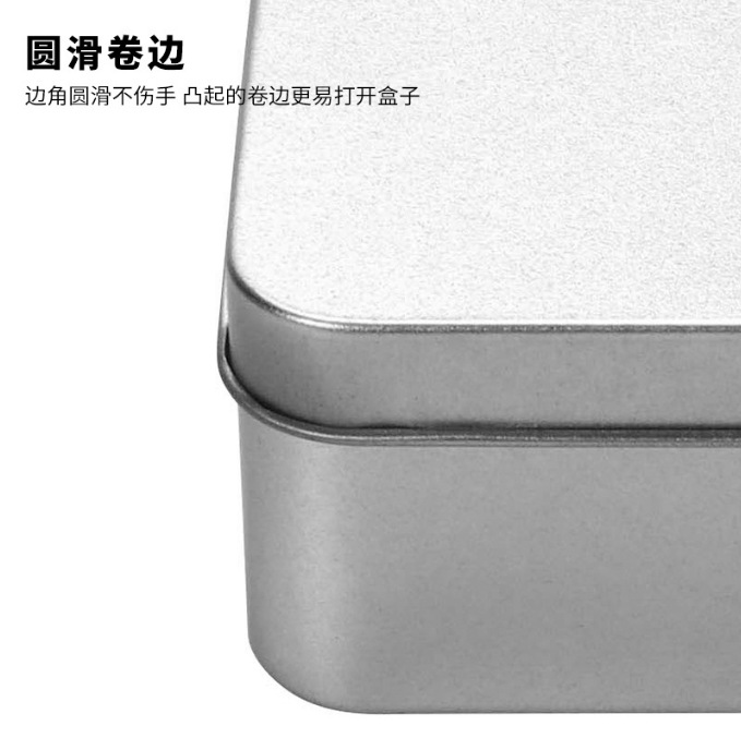Factory in stock tinplate box packaging metal window storage box round rectangular square iron box iron can