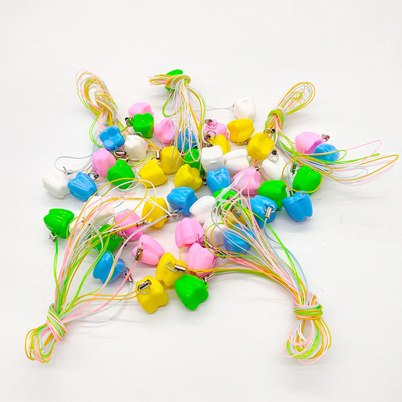 Factory teeth deciduous teeth box baby deciduous teeth storage box children's teeth box wholesale plastic teeth collection box