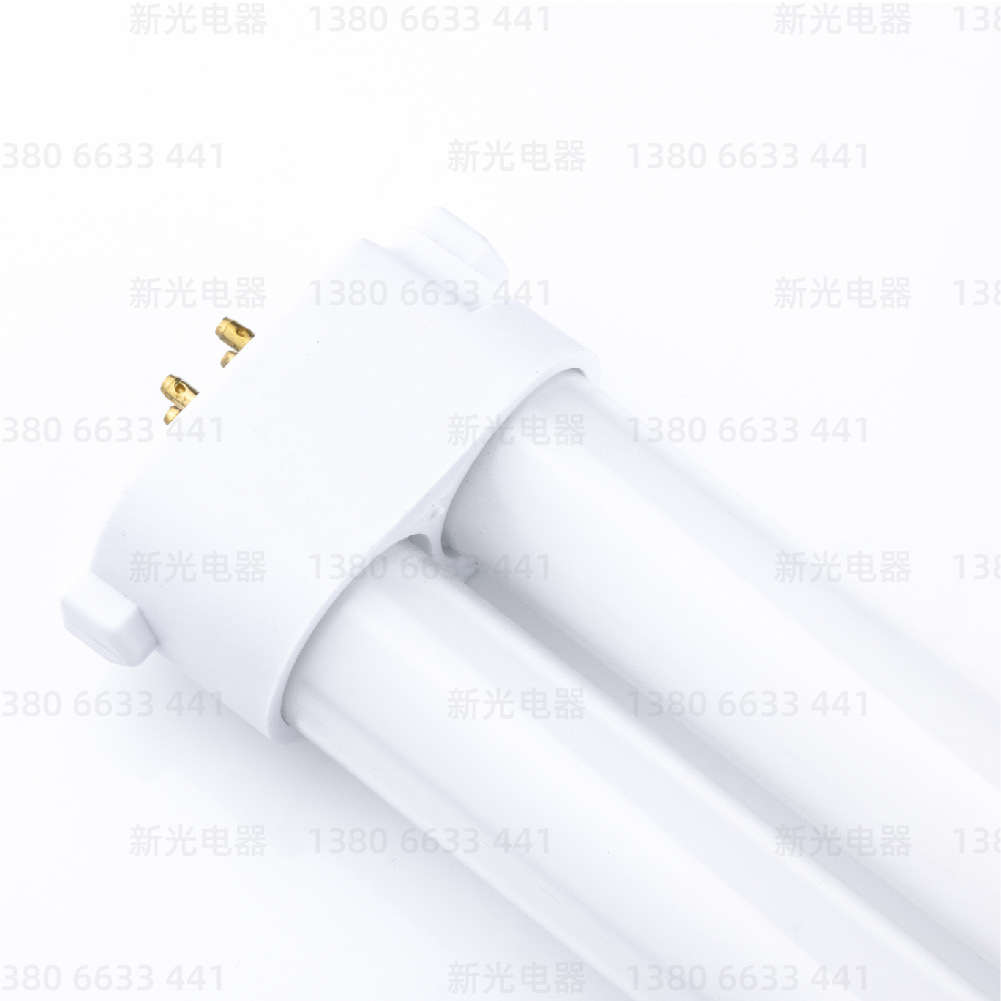 Manufacturer Supplies H-Shaped Square Needle Table Lamp Fluorescent Lamp Three Primary Colors H27 Energy-Saving Lamp