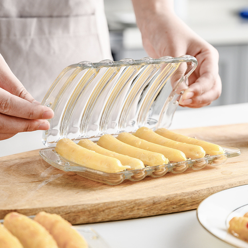 Harmony House Glass Heat-Resistant High-Temperature Steamable Baby and Kidsren's Sausage Mold Food Supplement Finger Sausage