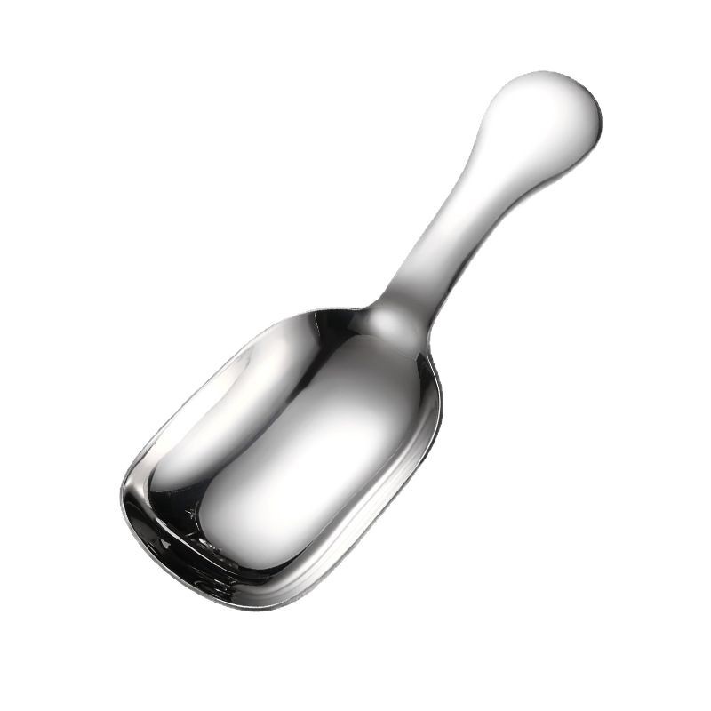 Stainless Steel Tea Spoon Household Short Handle Ice Cream Ice Cream Spoon Creative Thickened Coffee Powder Teaspoon Mini Spoon