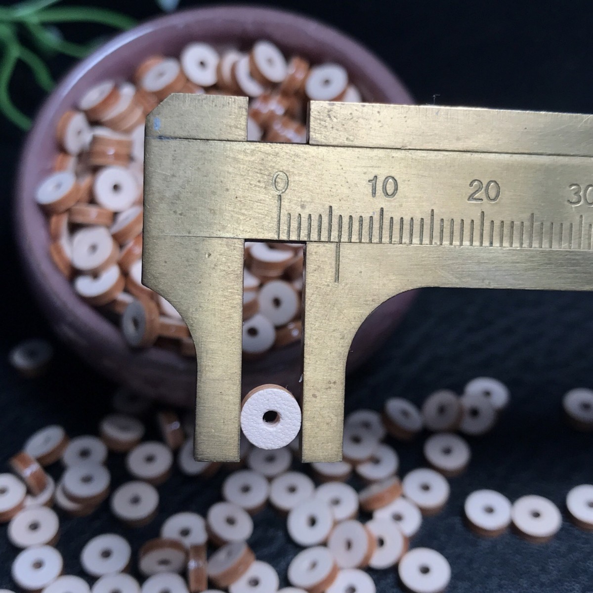 Double-Sided Cowhide Spacer, Classy Gasket, Thickeneded Double-Layer Edge Sealing, 6-8 Xingyue Bodhi Bracelet Accessories