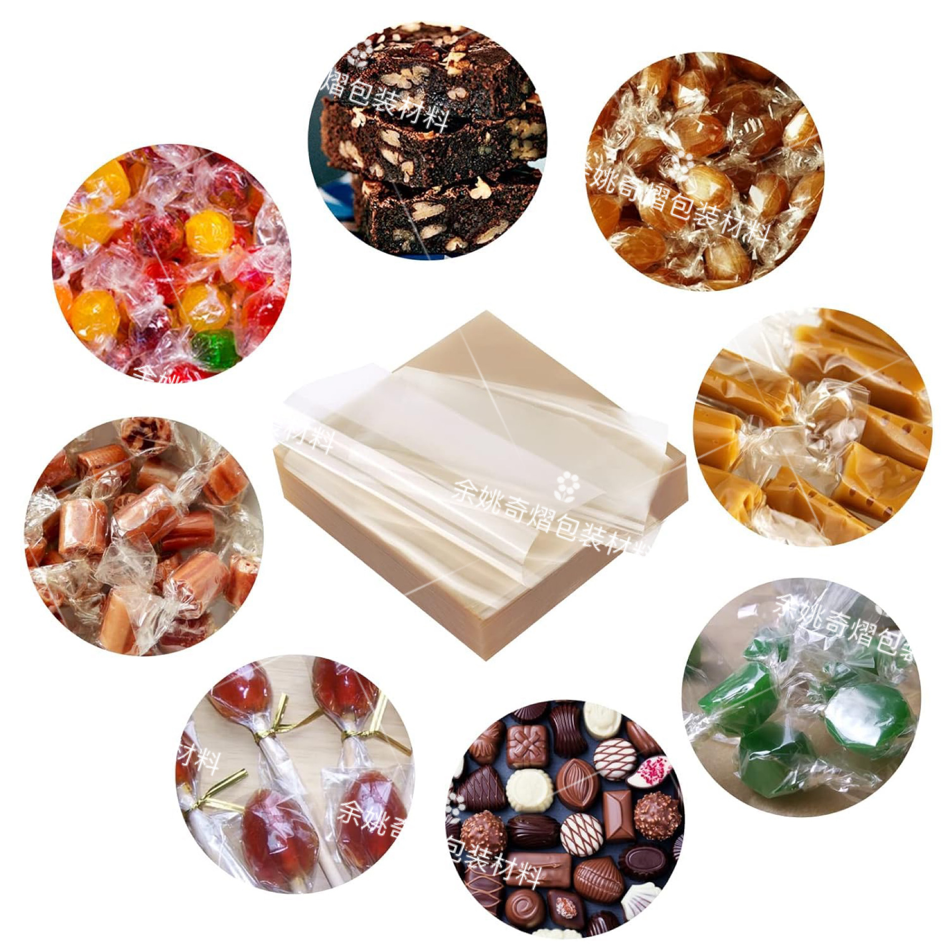 candy paper cellophane diy candy gift wrapping paper handmade diy transparent wrapping paper factory supply