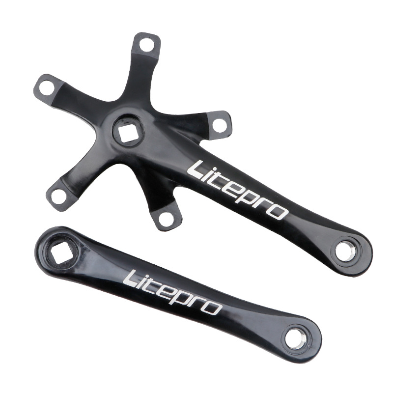 lp litepro folding bicycle square hole crank folding bicycle 130BCD aluminum alloy square hole tooth plate