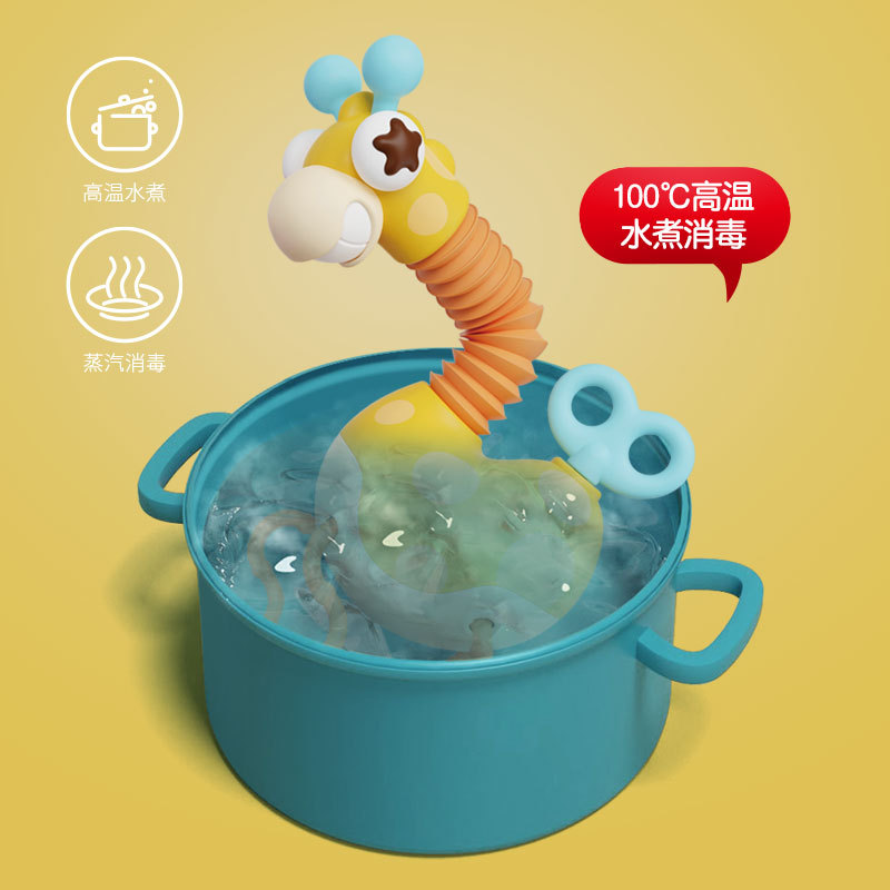 Baby Draw Toy Giraffe Lala Baby Hand Fine Training 1-2 Years Old Puzzle Early Education Teeth Gum