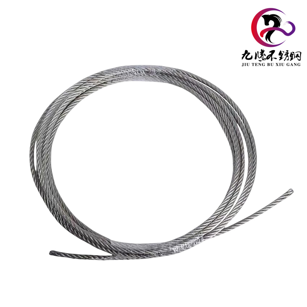 Foshan Manufacturer Wholesale 7X7 Multi-Strand Plant Light Hanging Rope 2mm Soft Clothesline Steel Wire Rope 304 Stainless Steel
