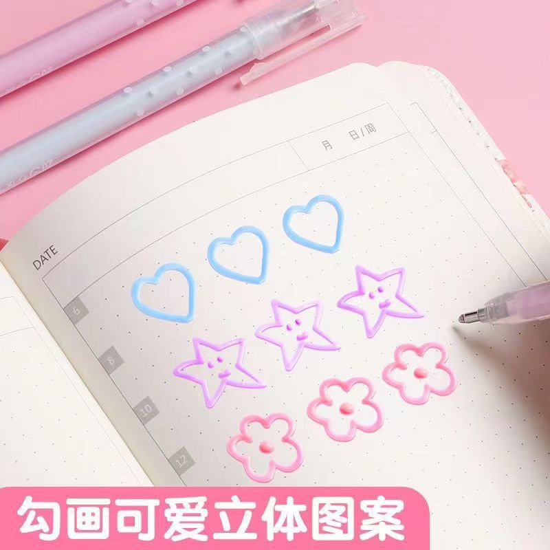 Macaron color point dispensing cap Type 20 seconds quick-drying dispensing pen primary school student pen type hand account point glue pen wholesale