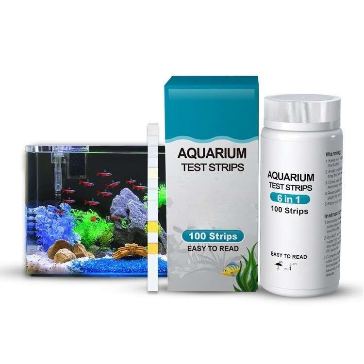 Тестовая бумага Liuhe для качества воды аквариума, жесткость, остаточный хлор, нитрит