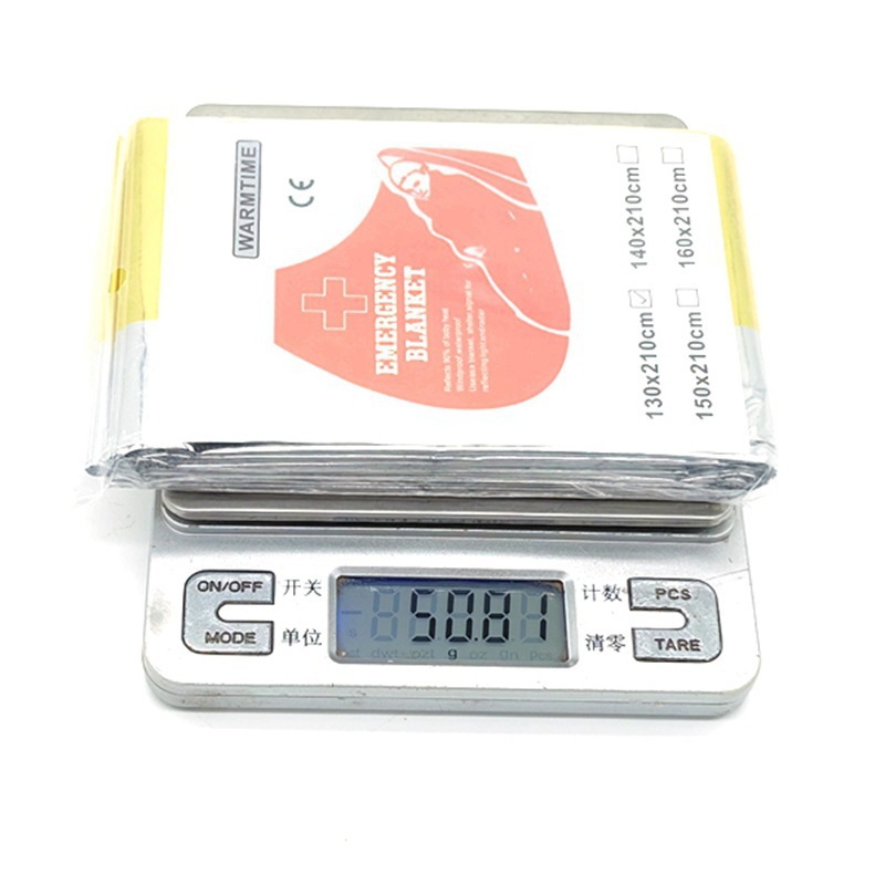 Cross-Border Outdoor Survival Insulation Blanket First Aid Blanket Sun Protection Blanket Portable Emergency Survival Equipment Earthquake First Aid Blanket