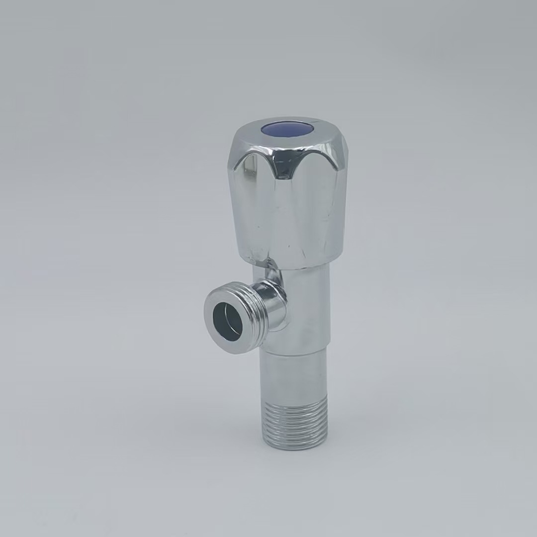 Stainless Steel Triangle Valve Toilet Water Heater Angle Valve Faucet Hot and Cold Switch 4-Point Water Stop Valve Magnetized Faucet