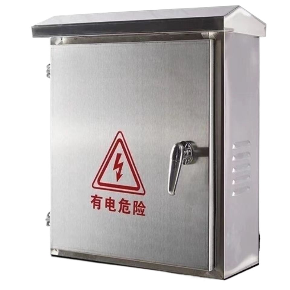 304 Outdoor Stainless Steel Distribution Box 201 Outdoor Rainproof Box Household Charging Box Switch Monitoring Wiring Distribution Box