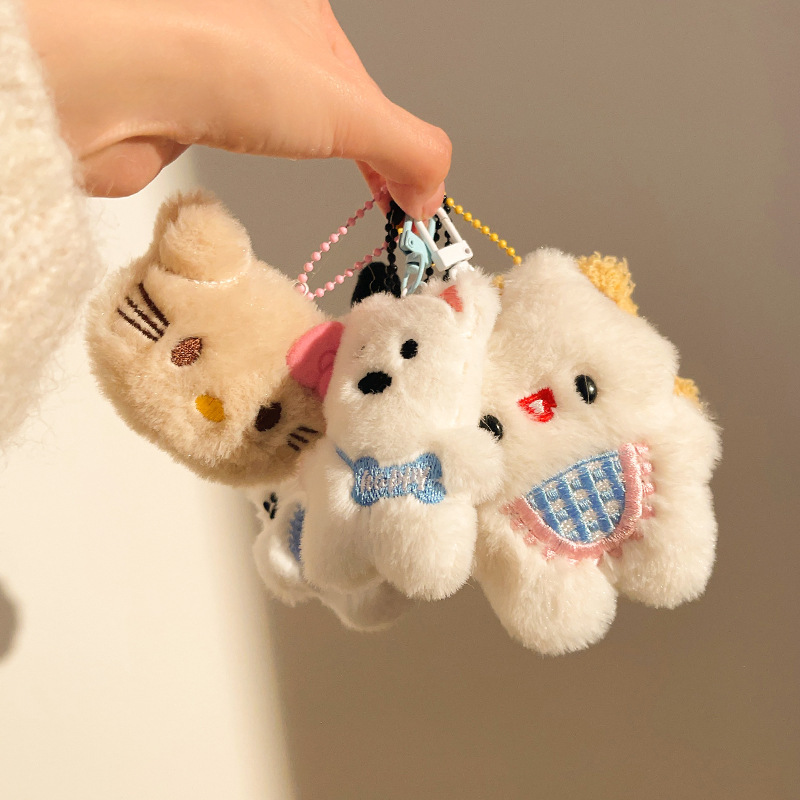 Small Gifts for Promotional Activities, Cute Plush Doll Pendants, Ornaments, Backpack Decorations, Keychain Accessories