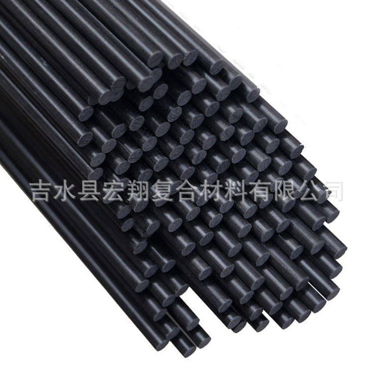 pultruded solid carbon fiber rod length can be cut high strength carbon rod carbon fiber rod PCB board accessories aircraft model fixing rod