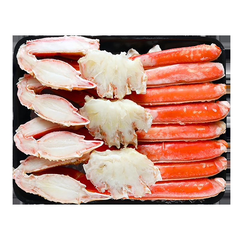 Cooked Frozen Snow Crab, Fresh Pine Leaf Crab Legs, Canadian King Crab Legs, Seafood, Frozen Seafood